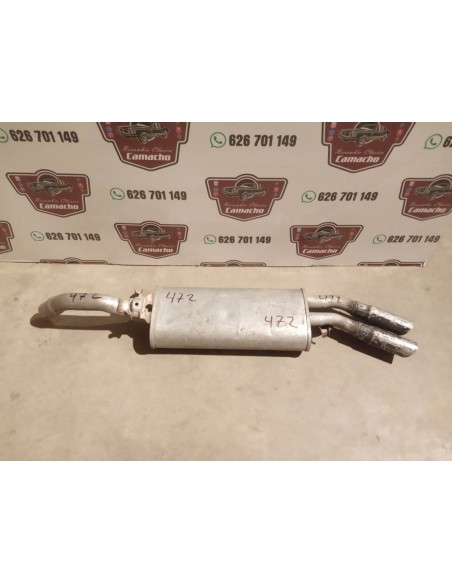 SILENCIOSO TRASERO ESCAPE VW GOLF II MOTOR 1.8 GTI