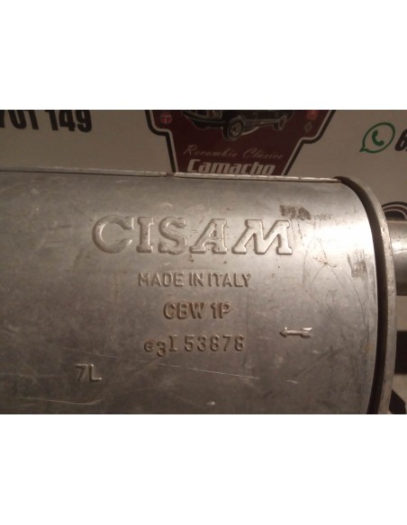 SILENCIOSO TRASERO ESCAPE FORD ESCORT RS 2000 16V Y XR3i