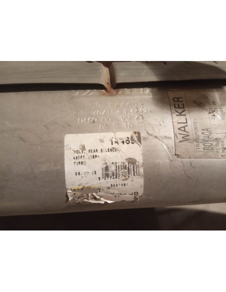 SILENCIOSO TRASERO ESCAPE VOLVO 480 TURBO COUPE