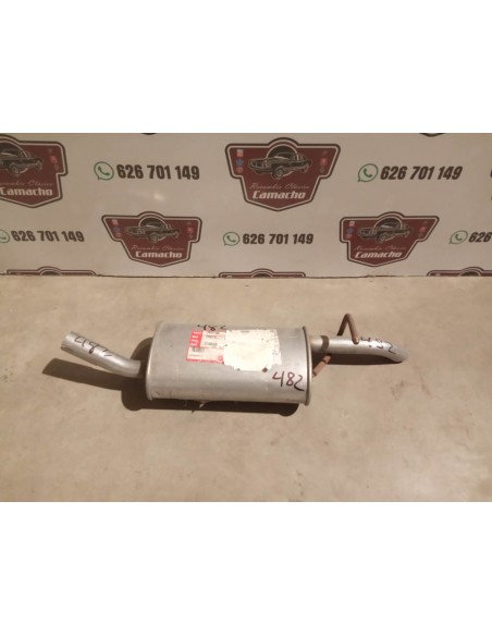 SILENCIOSO TRASERO ESCAPE FORD FIESTA GASOLINA (DEL 89 AL 92)