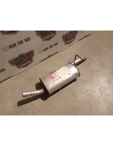 SILENCIOSO TRASERO ESCAPE FORD FIESTA GASOLINA (DEL 89 AL 92)
