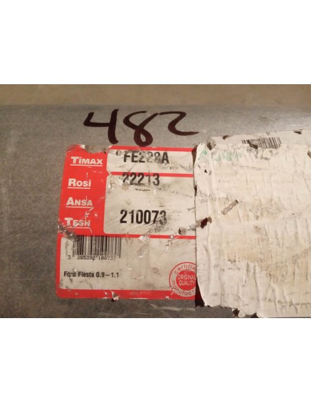 SILENCIOSO TRASERO ESCAPE FORD FIESTA GASOLINA (DEL 89 AL 92)