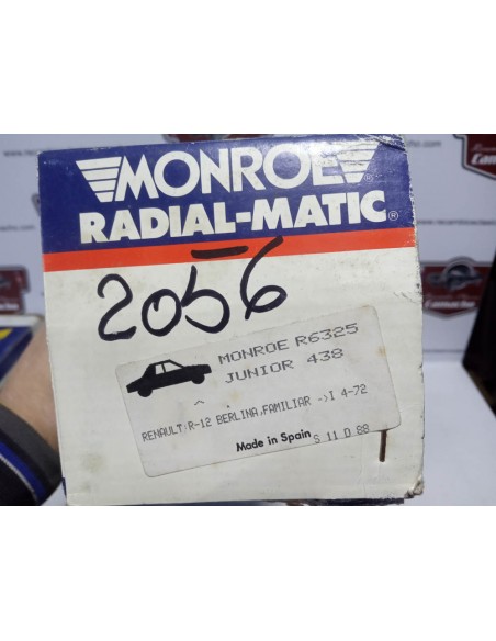 PAREJA AMORTIGUADOR DELANTERO RENAULT 12 HASTA EL 4/72