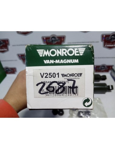 PAREJA AMORTIGUADOR TRASERO NISSAN VANETTE C 22 LARGA CON BALLESTAS