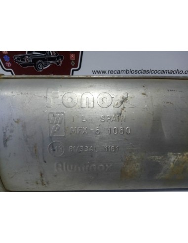 SILENCIOSO DELANTERO ESCAPE SEAT IBIZA MK1 MOTOR 1.2 Y 1.5