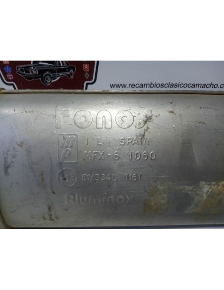 SILENCIOSO DELANTERO ESCAPE SEAT IBIZA MK1 MOTOR 1.2 Y 1.5