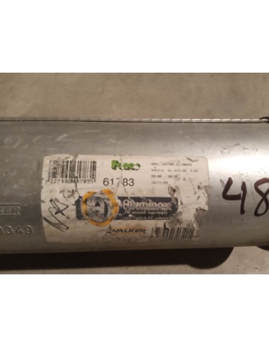 SILENCIOSO INTERMEDIO ESCAPE OPEL VECTRA A 2.O i GT CON CATALIZADOR