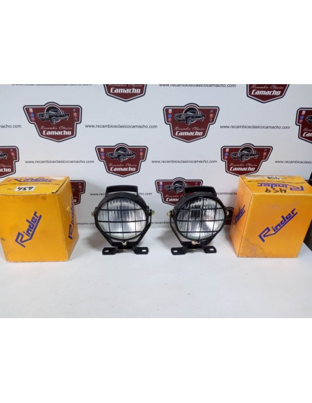 PAREJA FARO DE TRABAJO RINDER CON REJILLA TRACTOR O CAMION