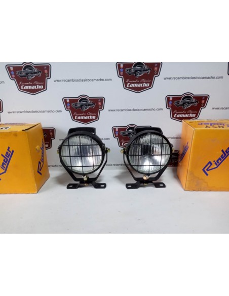 PAREJA FARO DE TRABAJO RINDER CON REJILLA TRACTOR O CAMION