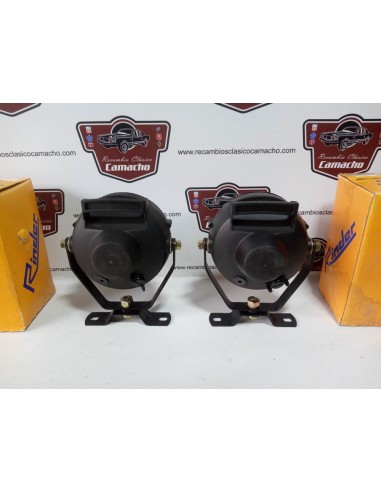 PAREJA FARO DE TRABAJO RINDER CON REJILLA TRACTOR O CAMION