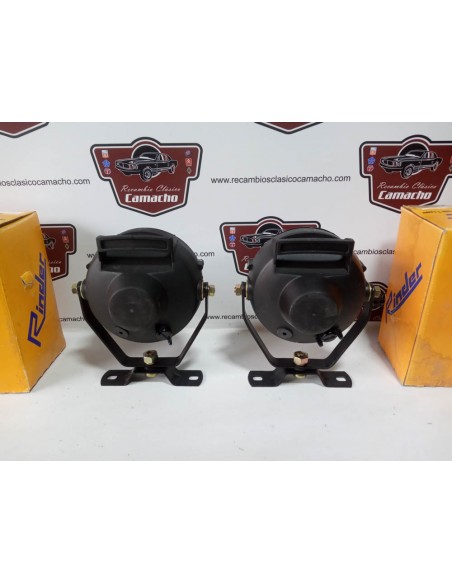 PAREJA FARO DE TRABAJO RINDER CON REJILLA TRACTOR O CAMION