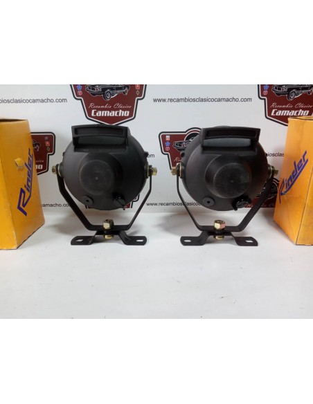 PAREJA FARO DE TRABAJO RINDER CON REJILLA TRACTOR O CAMION