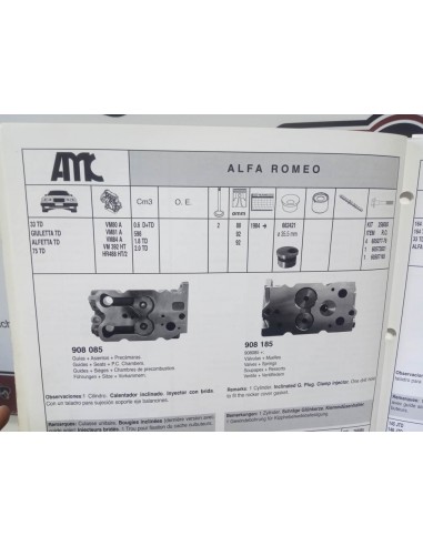 CULATA ALFA ROMEO 33,75,ALFETTA,GIULIETTA,ROVER 2400 Y RANGER ROVER