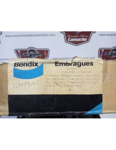 Maza plato de presión embrague AVIA 1500,2500,3000,3500,4000 y 5000