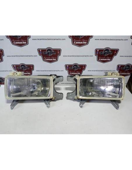 Pareja faro delantero halógeno H4 Audi 80 B2 del 78 al 86 (con soportes)