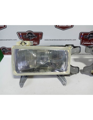 Pareja faro delantero halógeno H4 Audi 80 B2 del 78 al 86 (con soportes)