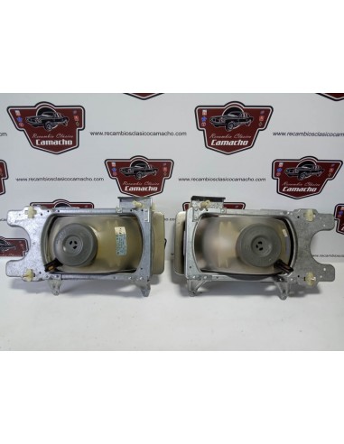 Pareja faro delantero halógeno H4 Audi 80 B2 del 78 al 86 (con soportes)
