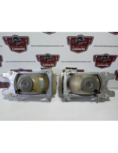 Pareja faro delantero halógeno H4 Audi 80 B2 del 78 al 86 (con soportes)
