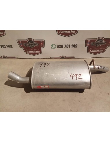 Silencioso trasero escape Ford Fiesta mk3 motor 1.4 con catalizador