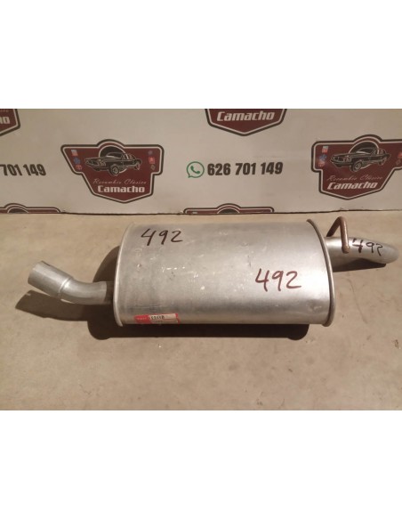 Silencioso trasero escape Ford Fiesta mk3 motor 1.4 con catalizador