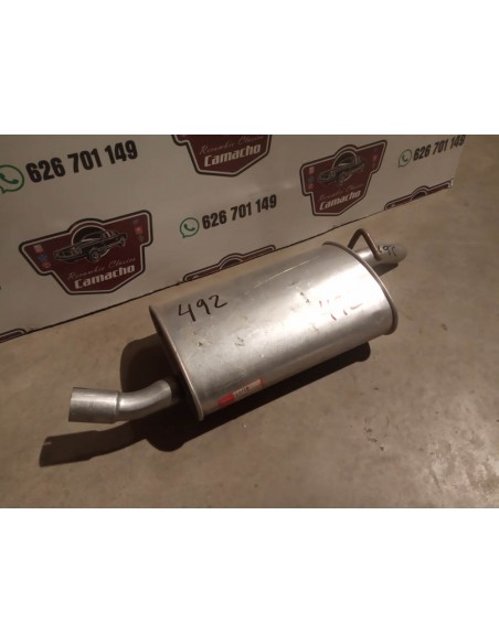 Silencioso trasero escape Ford Fiesta mk3 motor 1.4 con catalizador