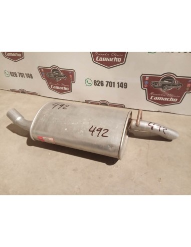Silencioso trasero escape Ford Fiesta mk3 motor 1.4 con catalizador