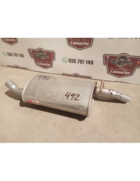 Silencioso trasero escape Ford Fiesta mk3 motor 1.4 con catalizador