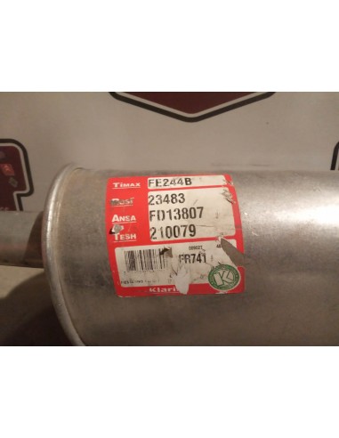 Silencioso trasero escape Ford Fiesta mk3 motor 1.4 con catalizador