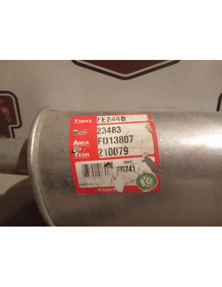 Silencioso trasero escape Ford Fiesta mk3 motor 1.4 con catalizador