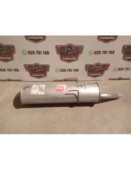 Silencioso trasero de escape Peugeot 405 motor 1.6 y 1.9 gasolina