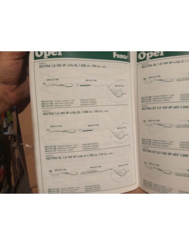 Silencioso trasero escape Opel vectra B gasolina 1.6 , 1.8 y 2.0