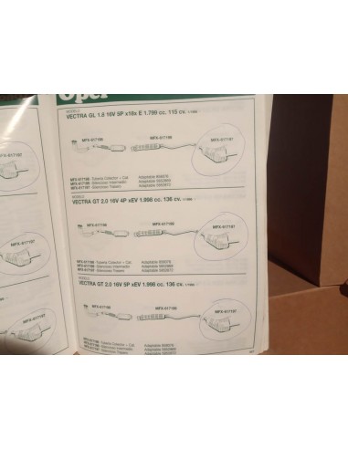 Silencioso trasero escape Opel vectra B gasolina 1.6 , 1.8 y 2.0