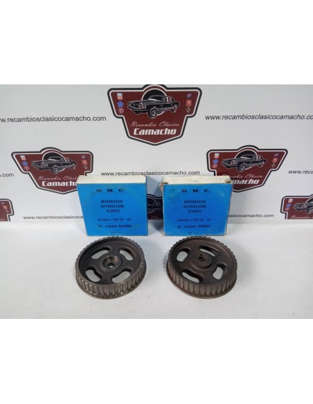 Pareja polea árbol de levas Seat 124,131,1430 y 132 (metálicas ventiladas)