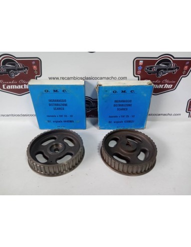 Pareja polea árbol de levas Seat 124,131,1430 y 132 (metálicas ventiladas)