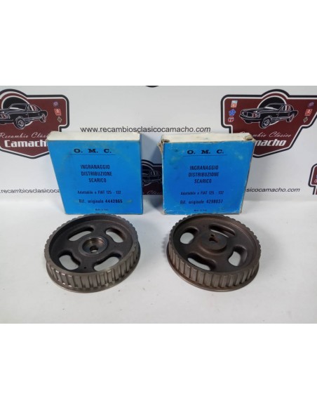 Pareja polea árbol de levas Seat 124,131,1430 y 132 (metálicas ventiladas)