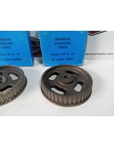 Pareja polea árbol de levas Seat 124,131,1430 y 132 (metálicas ventiladas)