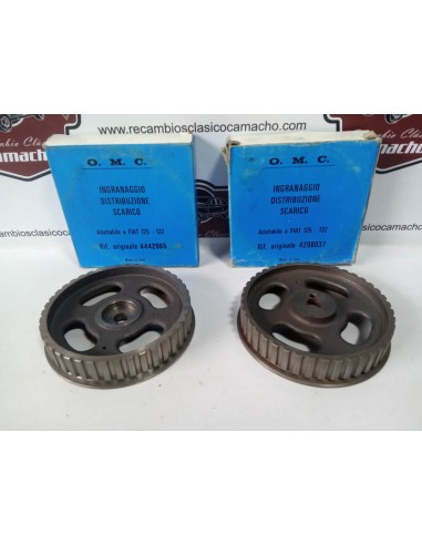 Pareja polea árbol de levas Seat 124,131,1430 y 132 (metálicas ventiladas)