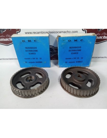Pareja polea árbol de levas Seat 124,131,1430 y 132 (metálicas ventiladas)