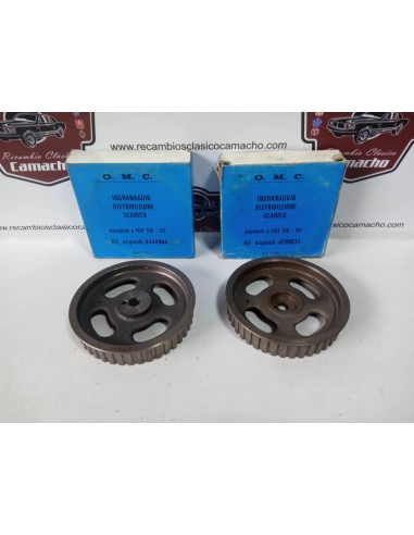 Pareja polea árbol de levas Seat 124,131,1430 y 132 (metálicas ventiladas)