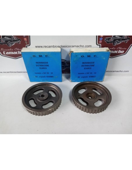Pareja polea árbol de levas Seat 124,131,1430 y 132 (metálicas ventiladas)