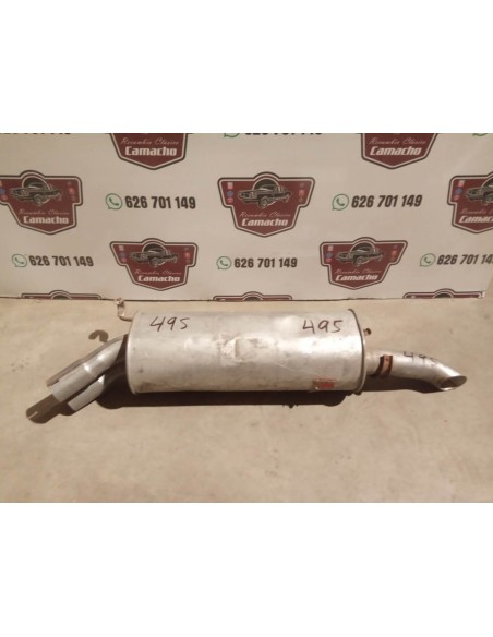 Silencioso trasero escape Opel Omega A Break motor 2.6i y 3.0i (del 86 al 94)