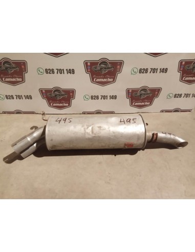 Silencioso trasero escape Opel Omega A Break motor 2.6i y 3.0i (del 86 al 94)