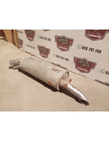 Silencioso trasero escape Opel Omega A Break motor 2.6i y 3.0i (del 86 al 94)