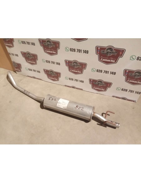 Silencioso intermedio escape Opel corsa B motor 1.0i gasolina