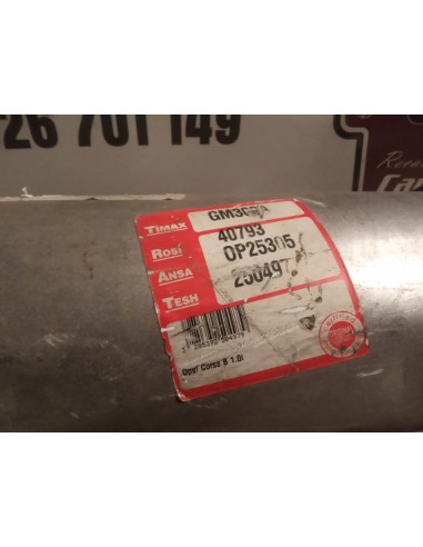 Silencioso intermedio escape Opel corsa B motor 1.0i gasolina