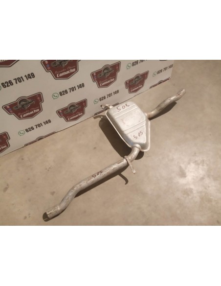 Silencioso intermedio escape Lancia Dedra y Fíat Tempra 1.8 i.e. y 2.0 i.e.