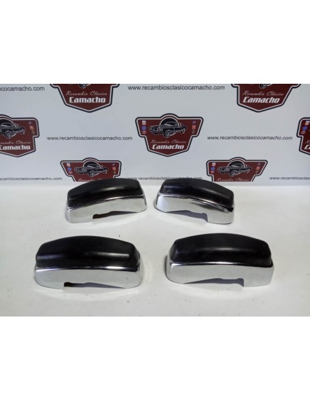 Juego de 4 mascotas cromadas con goma Talbot Horizon