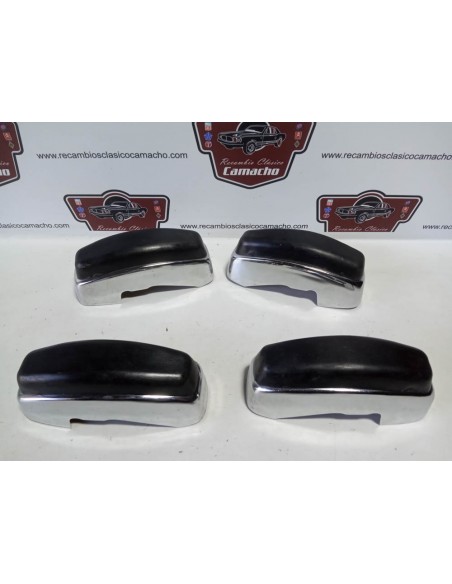 Juego de 4 mascotas cromadas con goma Talbot Horizon