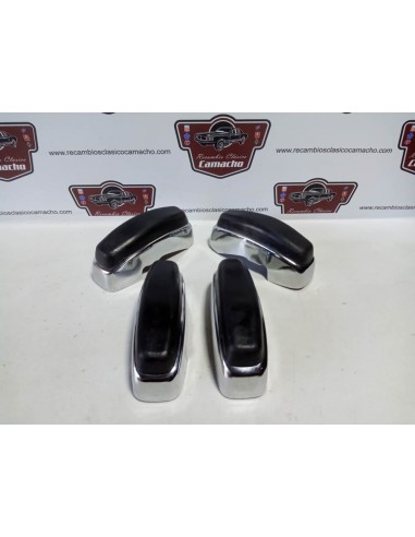 Juego de 4 mascotas cromadas con goma Talbot Horizon