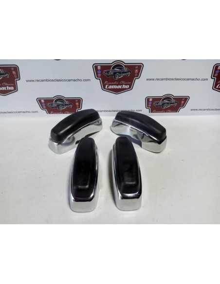 Juego de 4 mascotas cromadas con goma Talbot Horizon